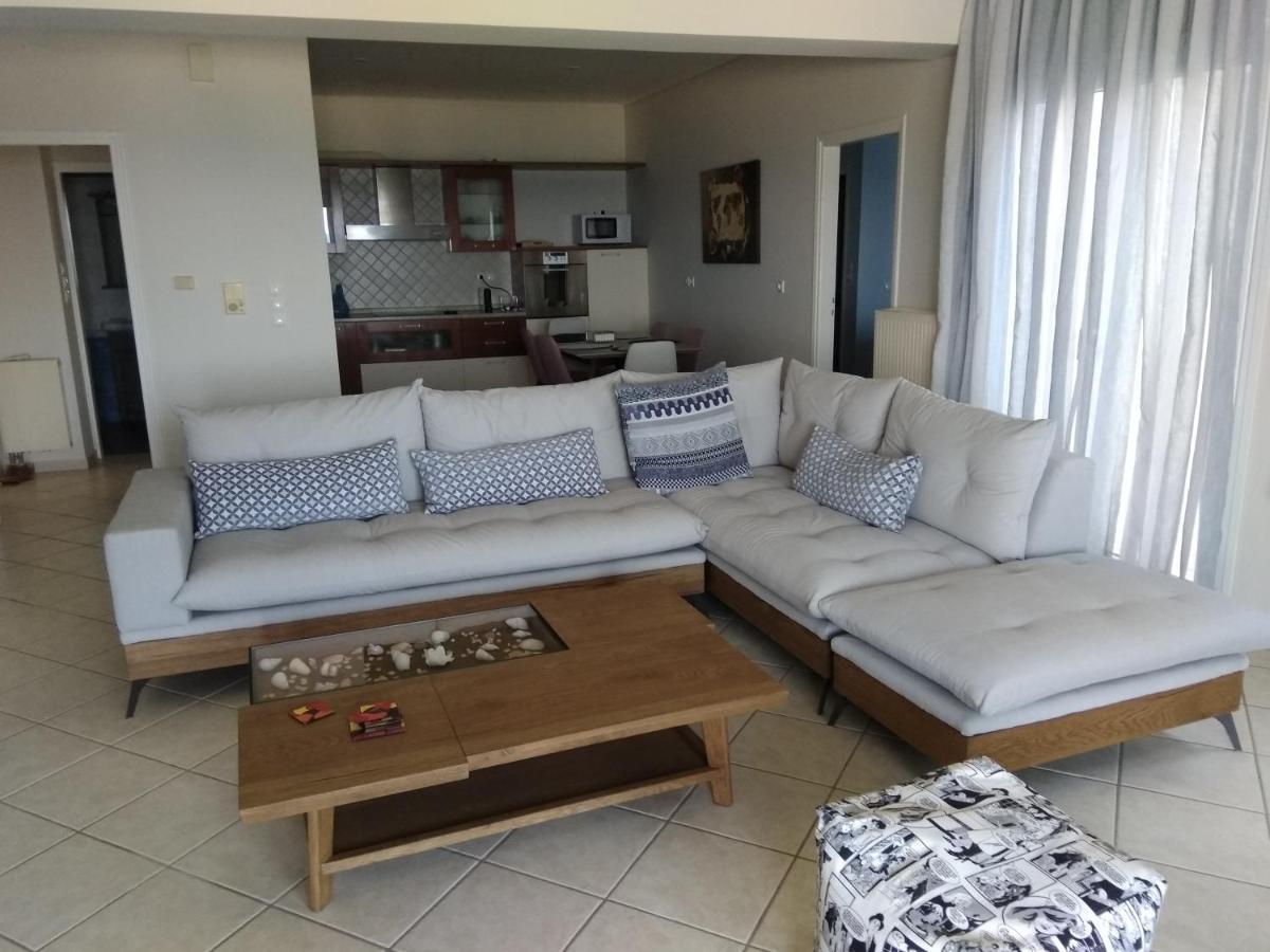 Luxury Seaview Apartment By The Sea Saronida Dış mekan fotoğraf